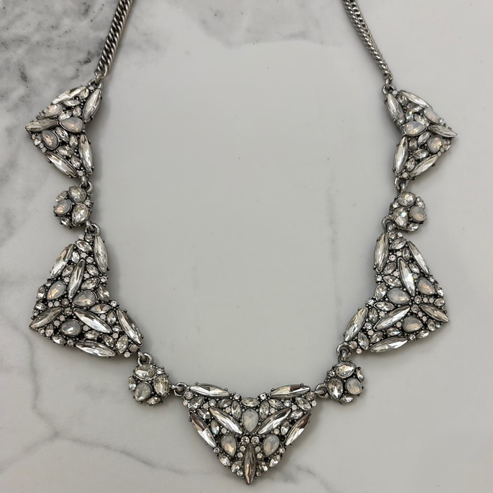 Chloe + Isabel Silver Filigree Statement Necklace - Picture 2 of 4
